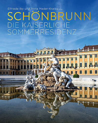 Buchcover mit Brunnen mit Schloss Schönbrunn